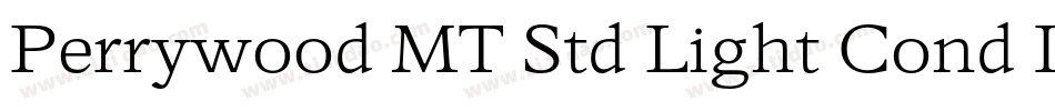 Perrywood MT Std Light Cond It字体转换